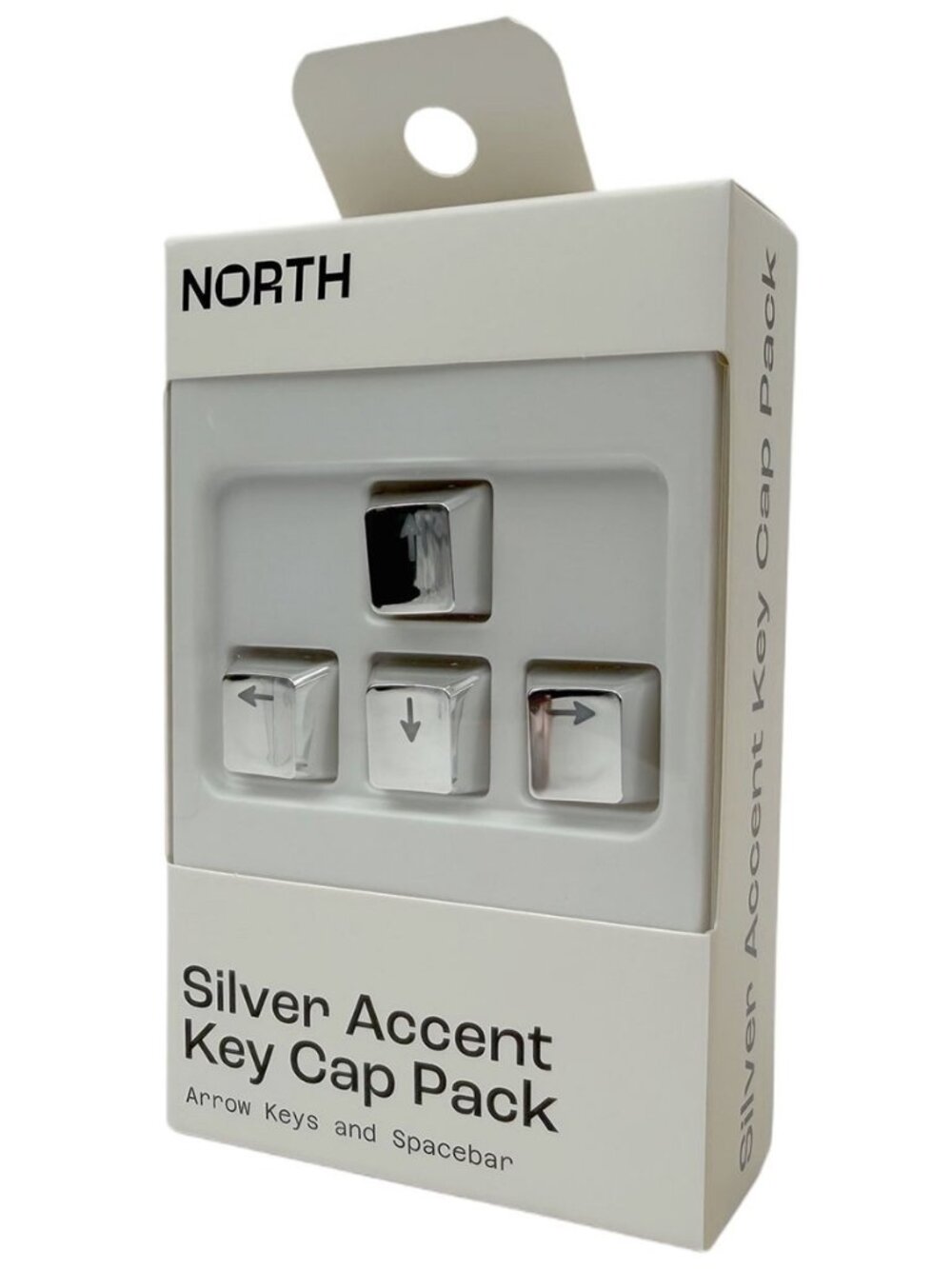 Silver Accent Key Cap Pack Arrow Keys Spacebar Replacement Keyboard Keycaps NEW